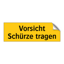Vorsicht Schürze tragen