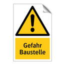 Gefahr Baustelle