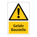 Gefahr Baustelle