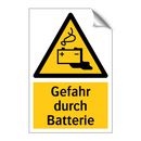 Gefahr durch Batterie