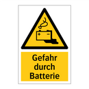 Gefahr durch Batterie
