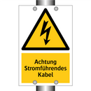 Achtung Stromführendes Kabel