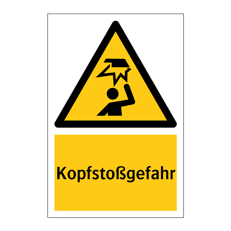 Kopfstoßgefahr