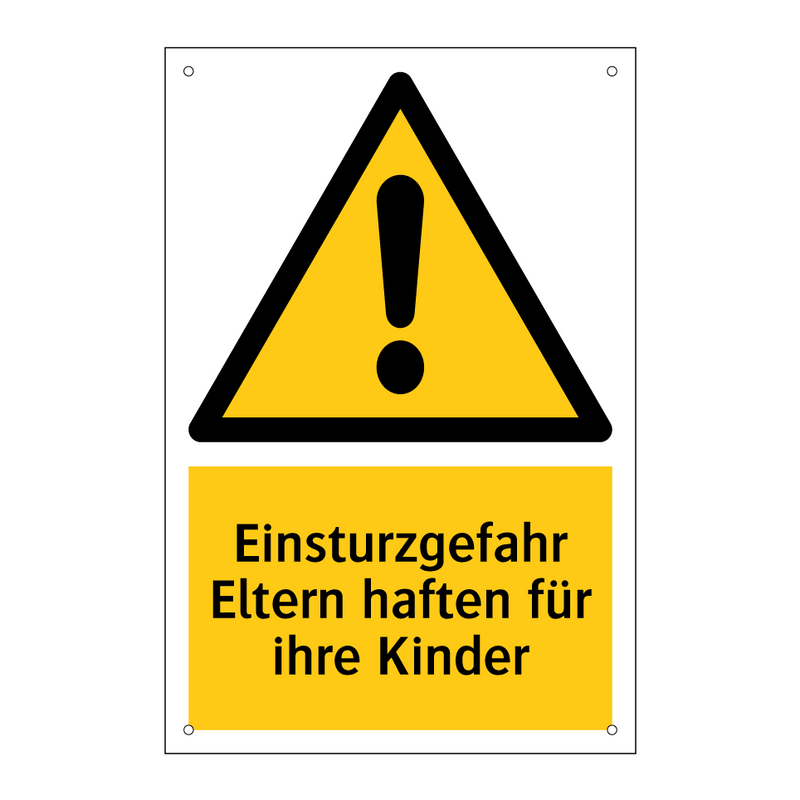 Einsturzgefahr Eltern haften für ihre Kinder