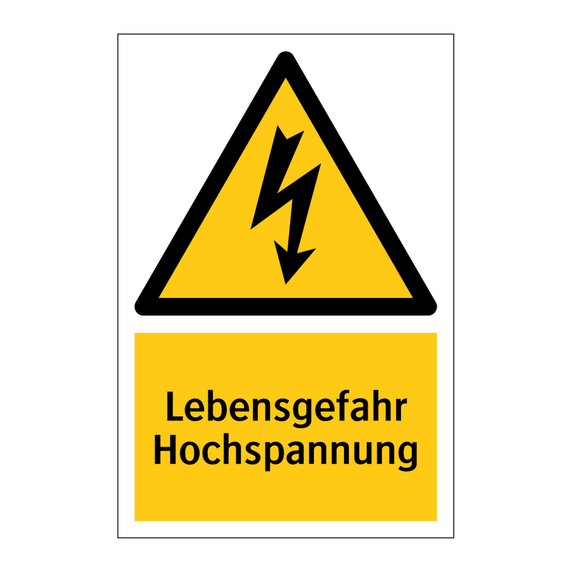Lebensgefahr Hochspannung
