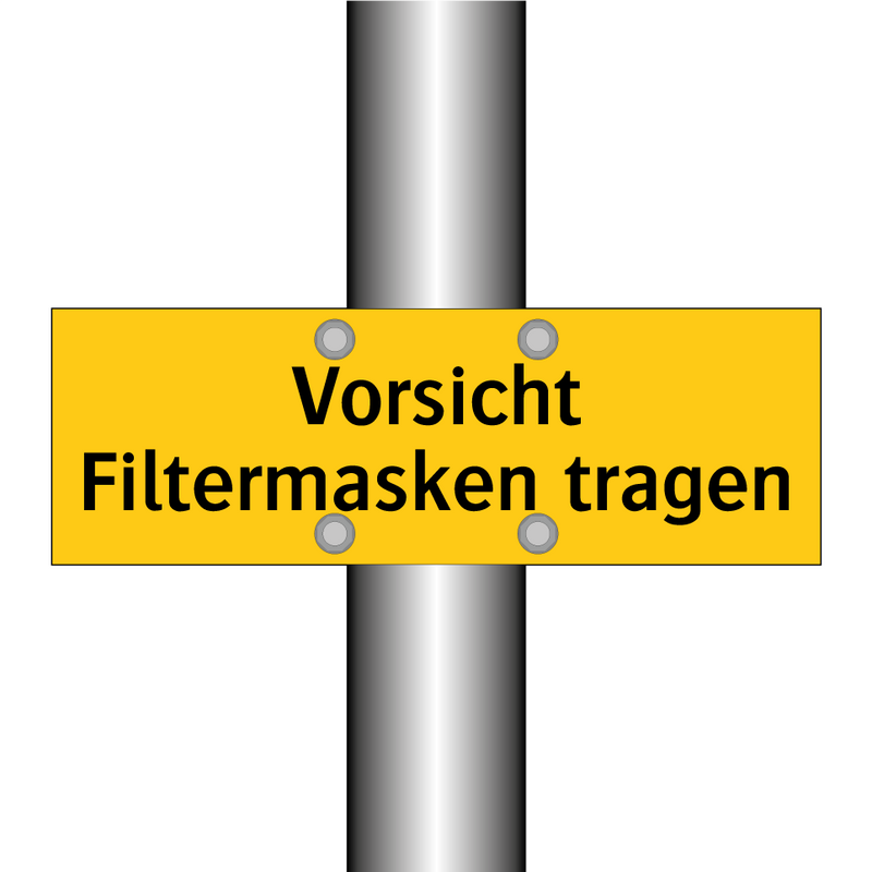 Vorsicht Filtermasken tragen