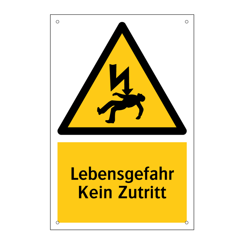 Lebensgefahr Kein Zutritt