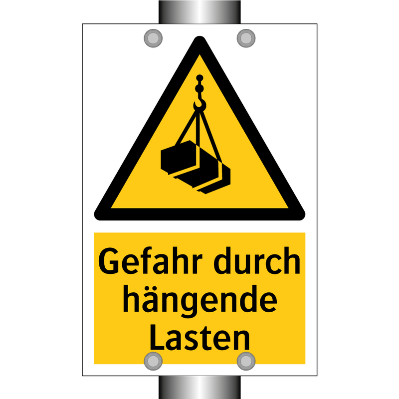 Gefahr durch hängende Lasten