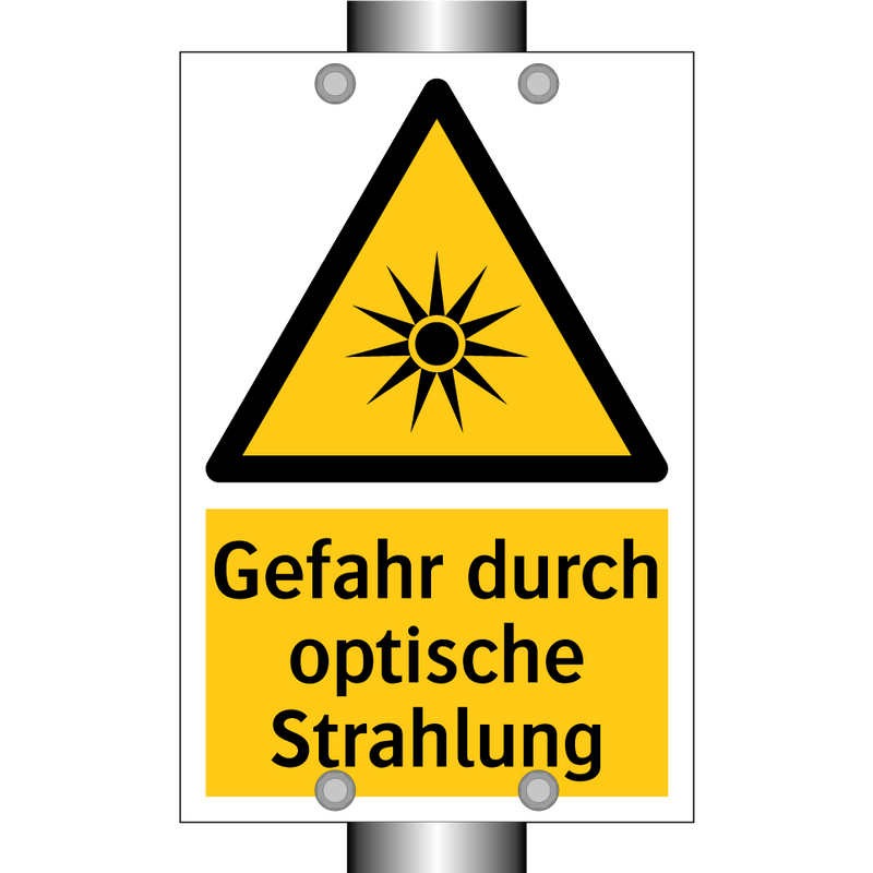 Gefahr durch optische Strahlung