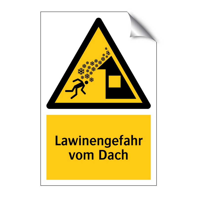 Lawinengefahr vom Dach