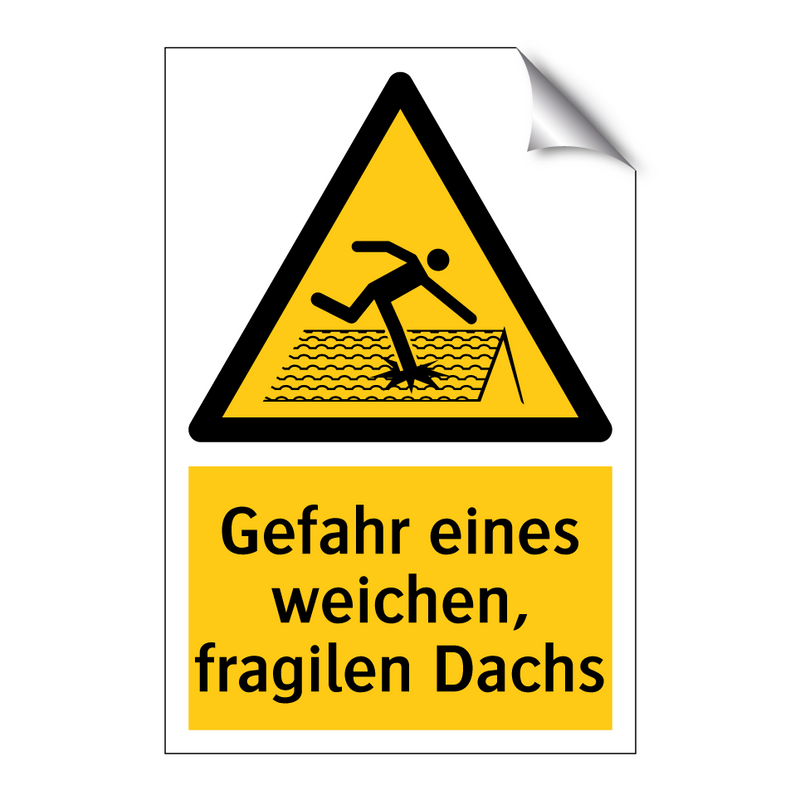 Gefahr eines weichen, fragilen Dachs