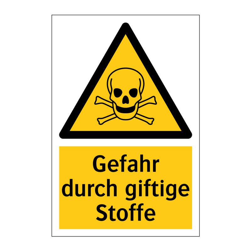 Gefahr durch giftige Stoffe