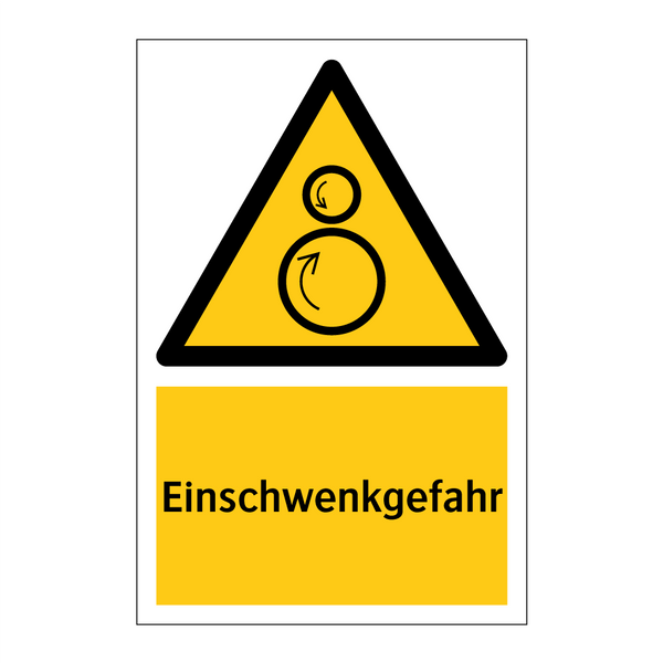 Einschwenkgefahr
