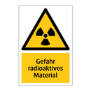 Gefahr radioaktives Material