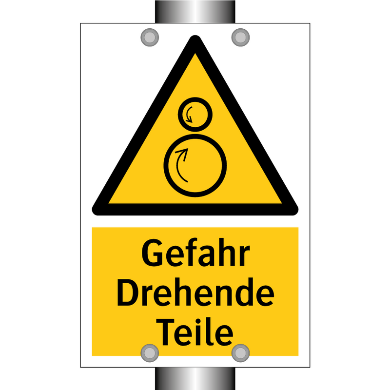 Gefahr Drehende Teile