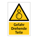 Gefahr Drehende Teile