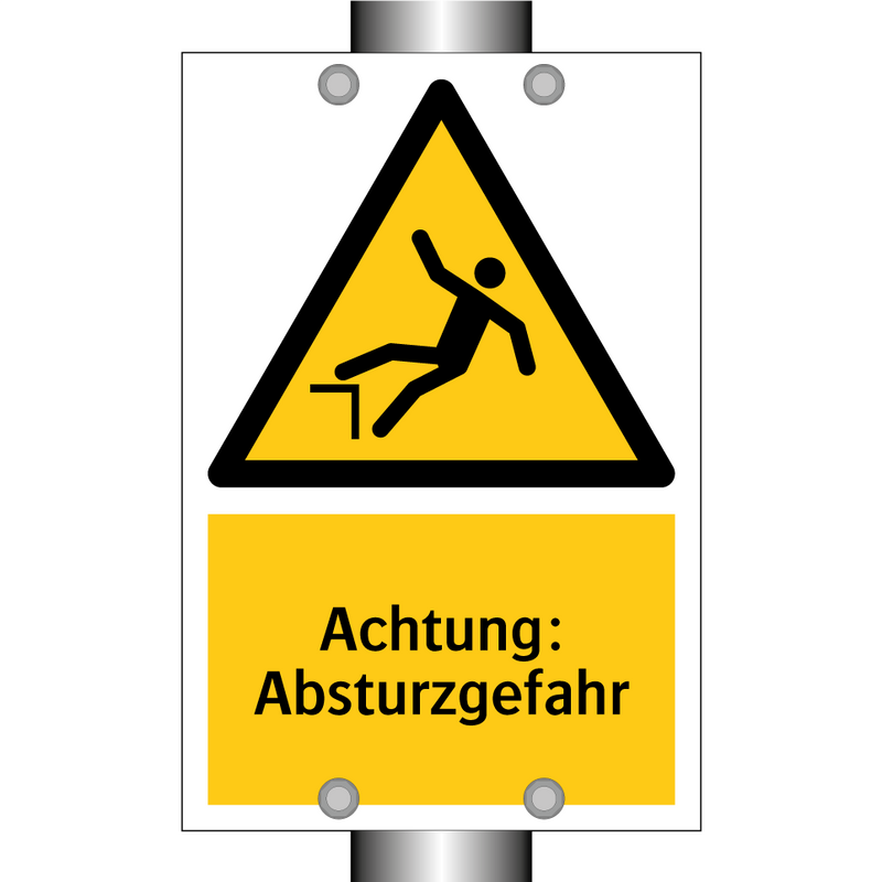Achtung: Absturzgefahr