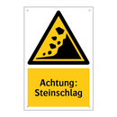 Achtung: Steinschlag