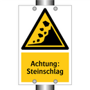 Achtung: Steinschlag