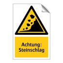 Achtung: Steinschlag