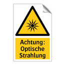 Achtung: Optische Strahlung