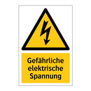 Gefährliche elektrische Spannung