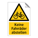 Keine Fahrräder abstellen