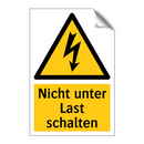 Nicht unter Last schalten