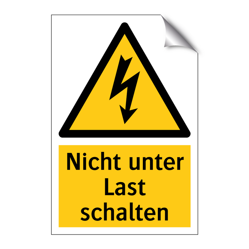 Nicht unter Last schalten
