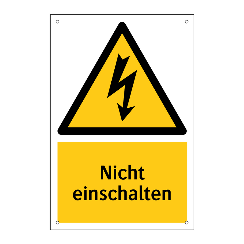 Nicht einschalten