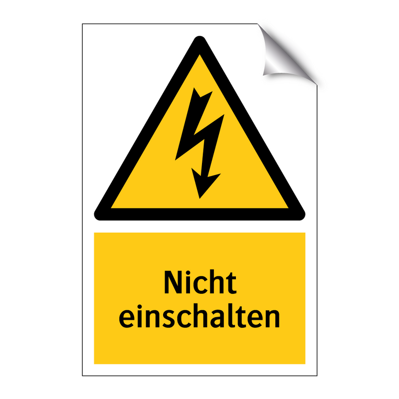 Nicht einschalten