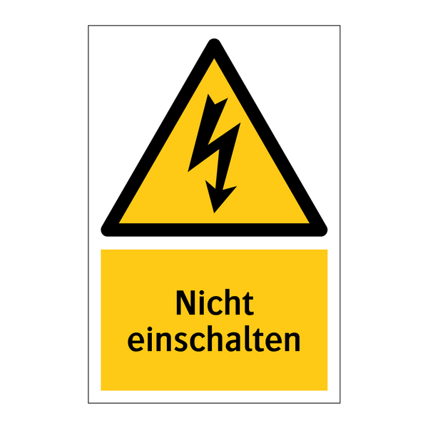 Nicht einschalten