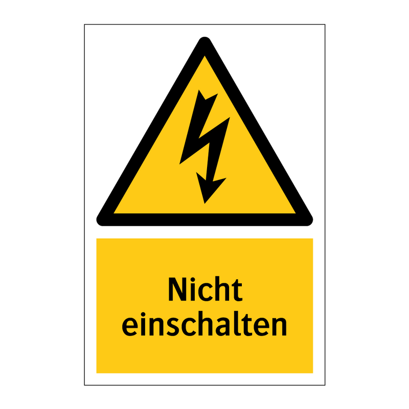 Nicht einschalten