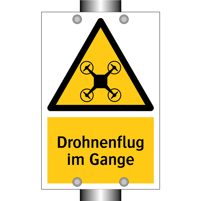 Drohnenflug im Gange