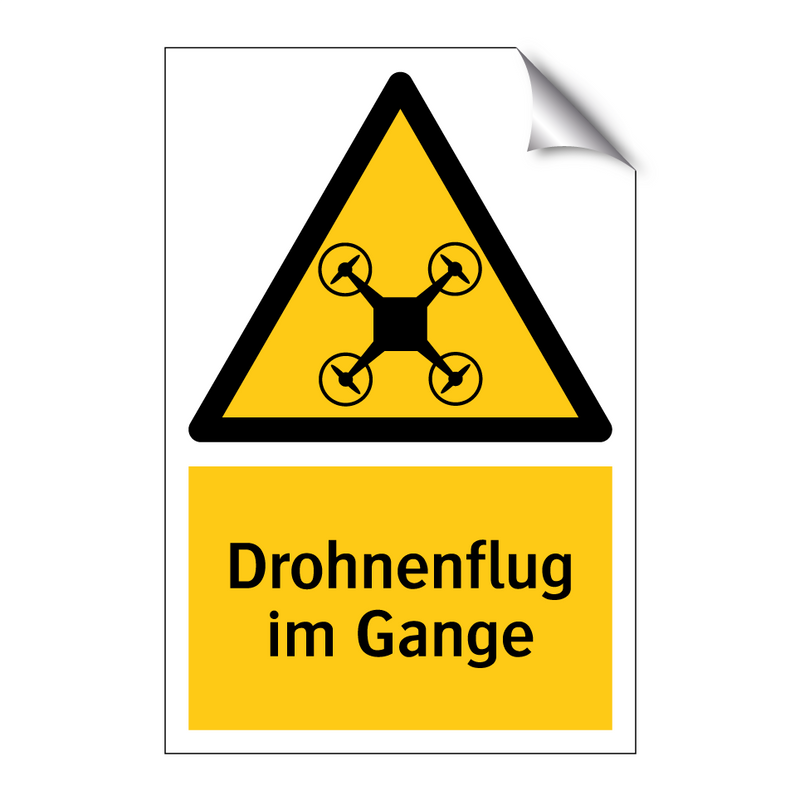Drohnenflug im Gange