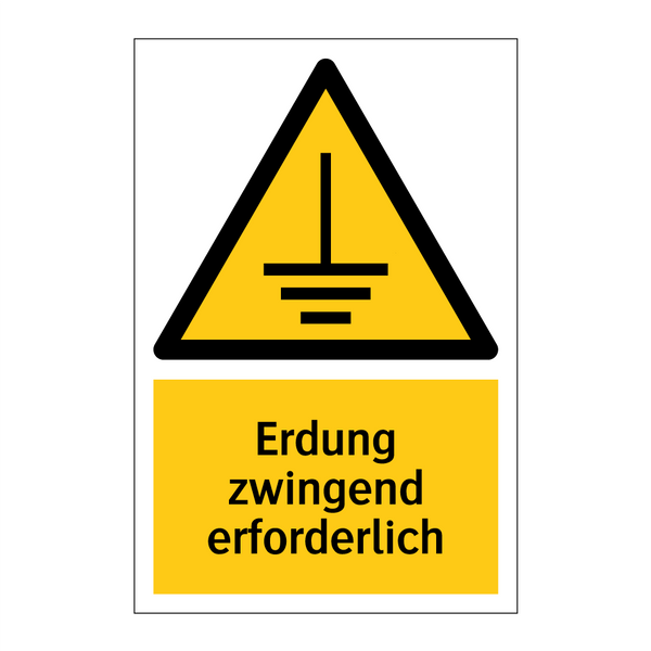 Erdung zwingend erforderlich