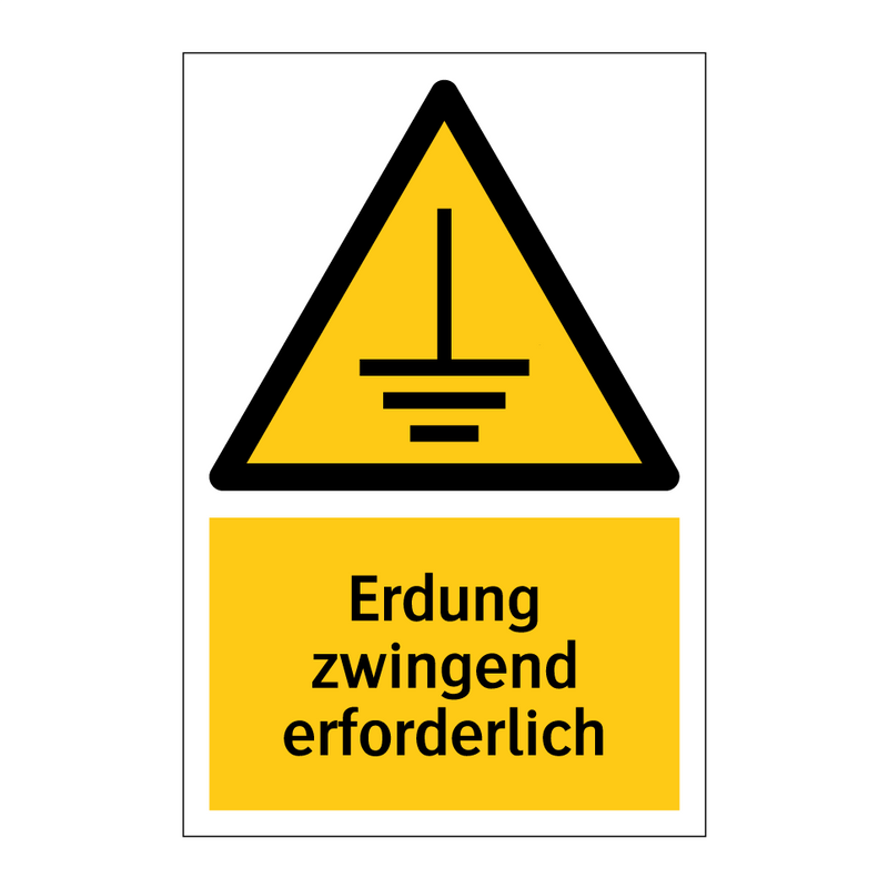 Erdung zwingend erforderlich