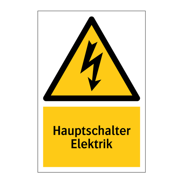 Hauptschalter Elektrik