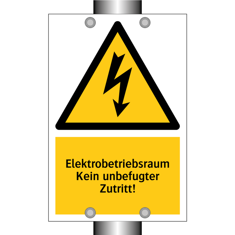 Elektrobetriebsraum Kein unbefugter Zutritt!