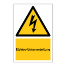 Elektro-Unterverteilung