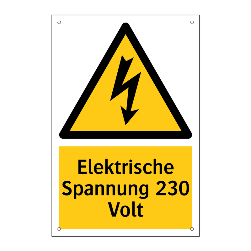Elektrische Spannung 230 Volt