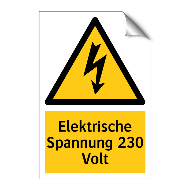 Elektrische Spannung 230 Volt