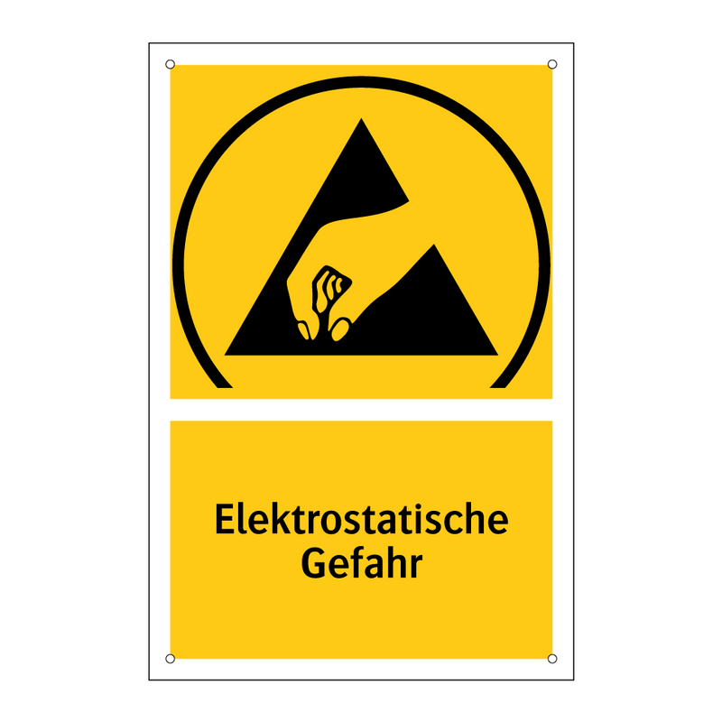 Elektrostatische Gefahr