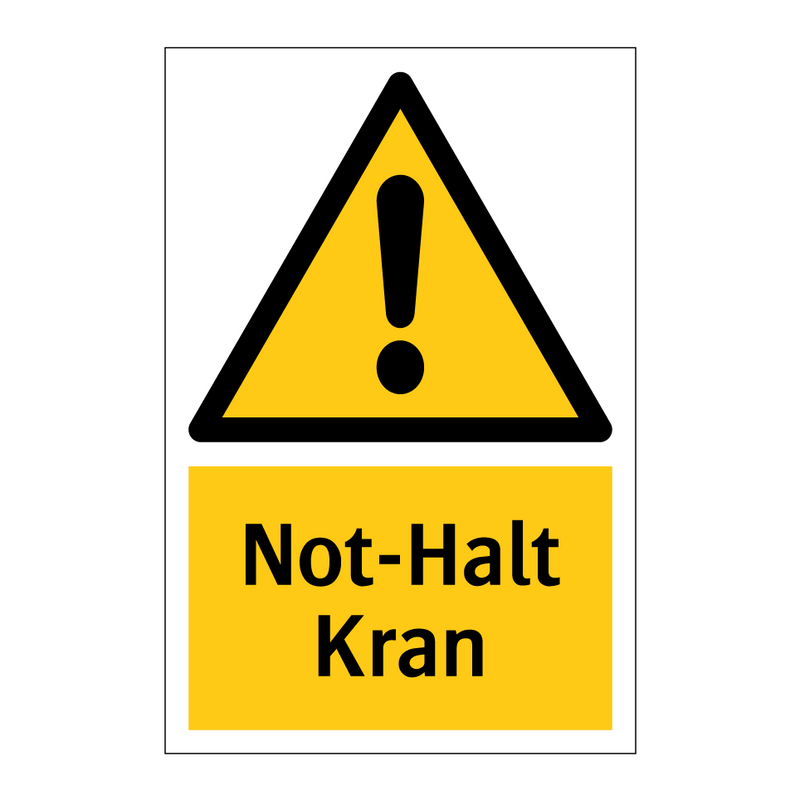 Not-Halt Kran
