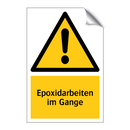 Epoxidarbeiten im Gange