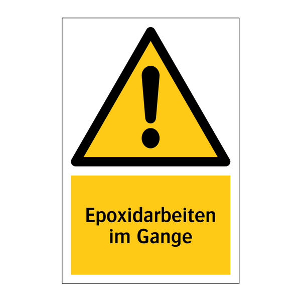 Epoxidarbeiten im Gange