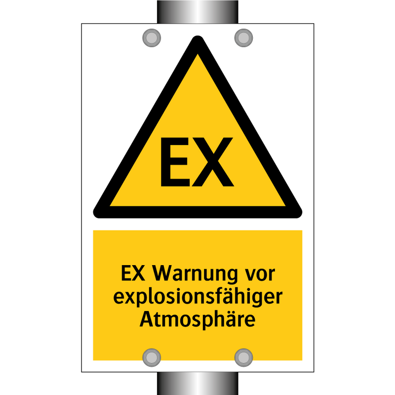EX Warnung vor explosionsfähiger Atmosphäre