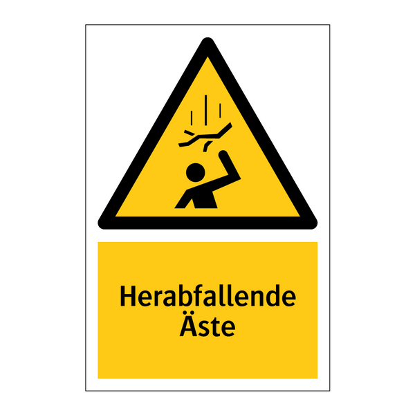 Herabfallende Äste