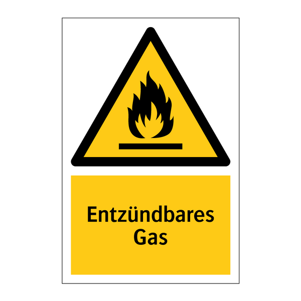 Entzündbares Gas