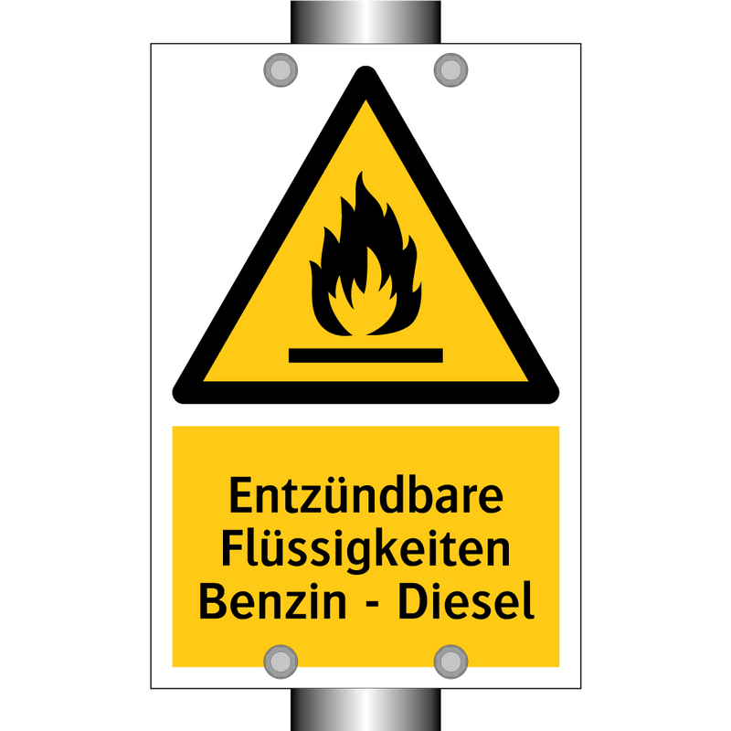 Entzündbare Flüssigkeiten Benzin - Diesel